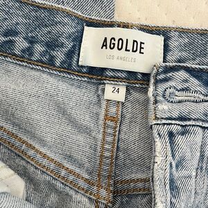 Agolde 90s Crop Jeans (Nerve)